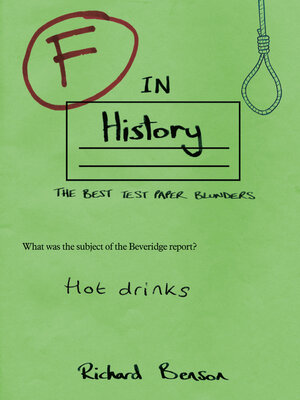cover image of F in History